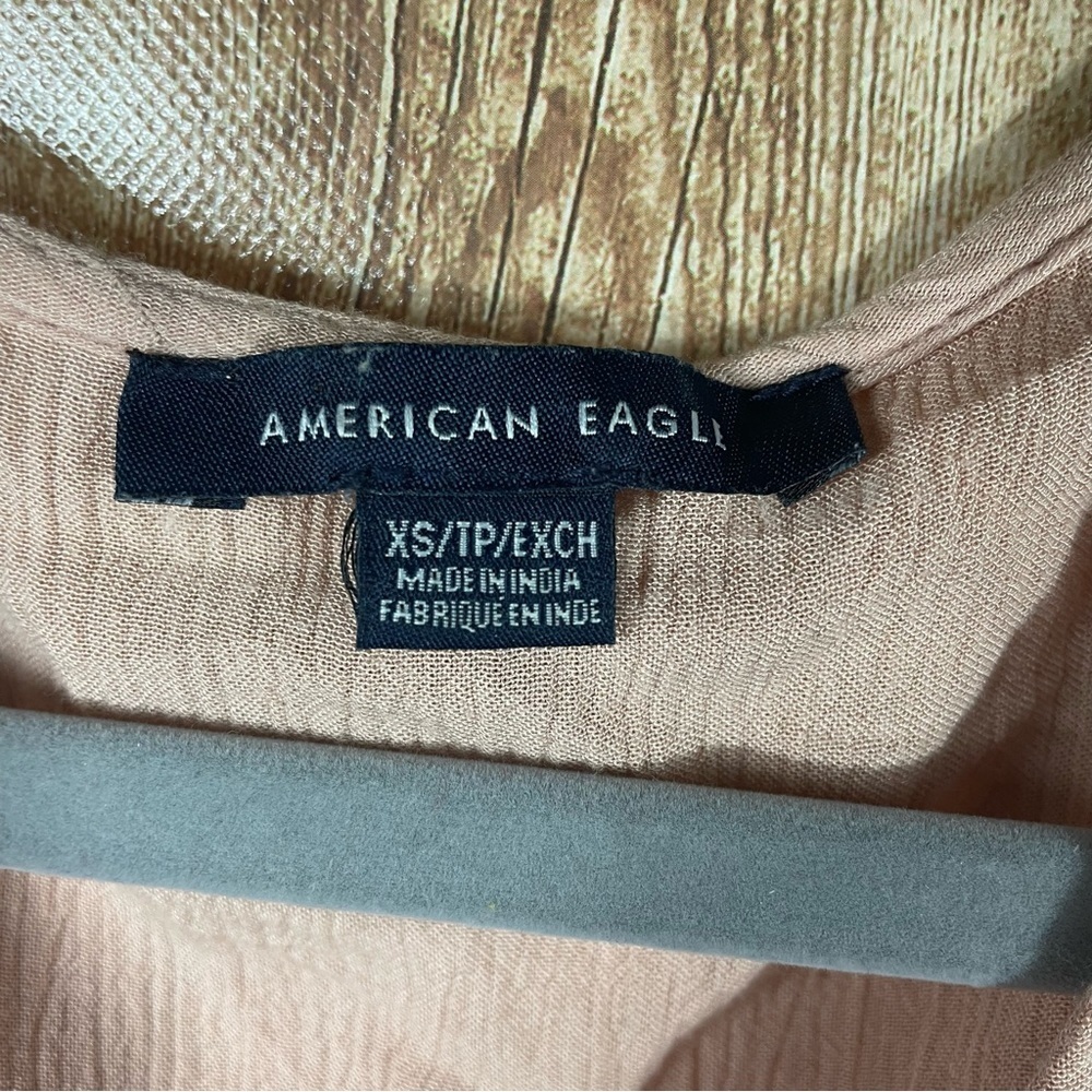 American Eagle Women Pink Boho Flowy Top size XS - Picture 10 of 10